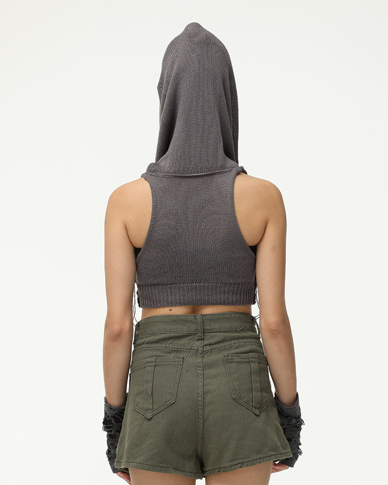 Deserted Wanderer Knit Hoodie